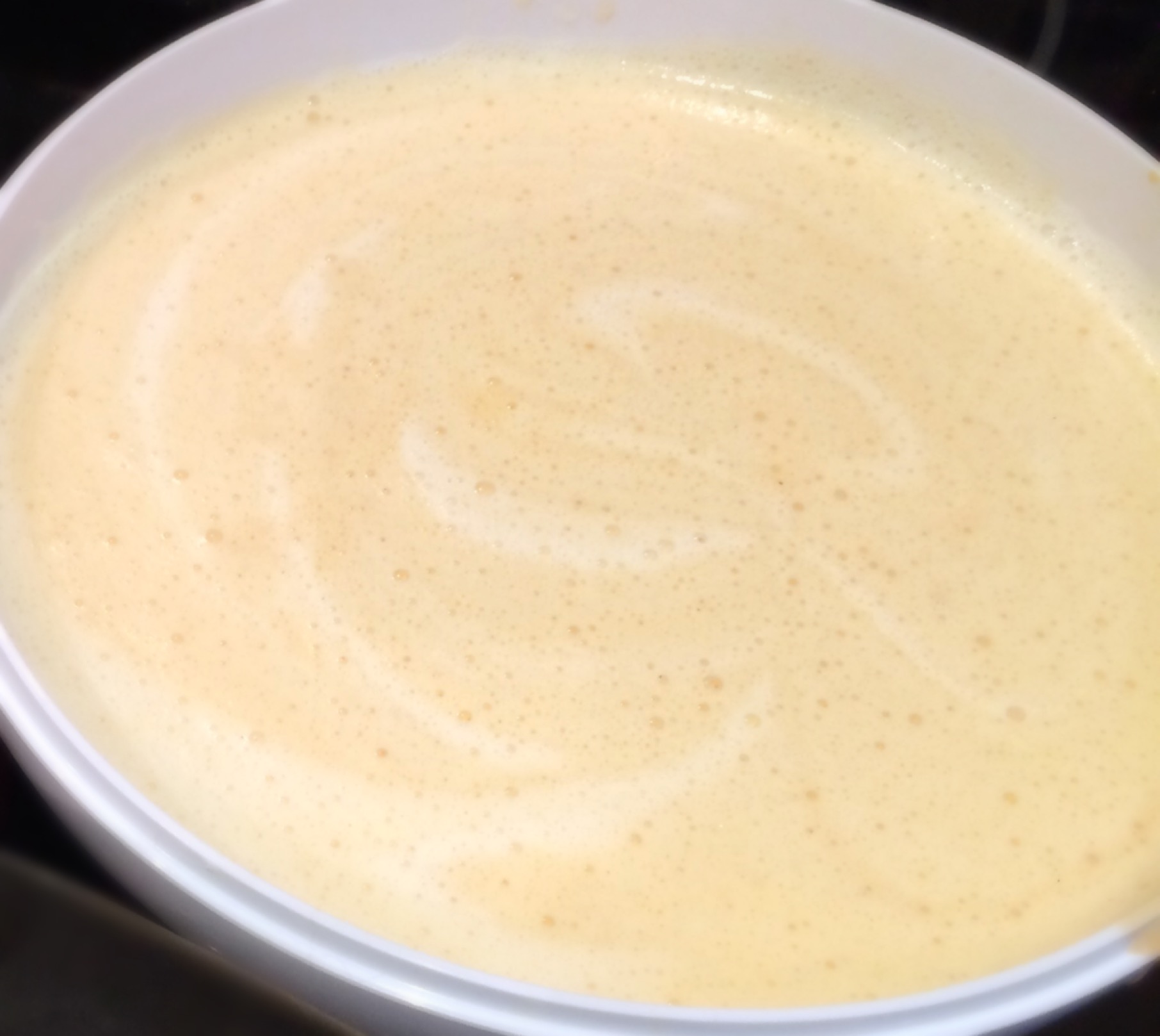Crème anglaise crémeuse sans lactose Un Zeste d