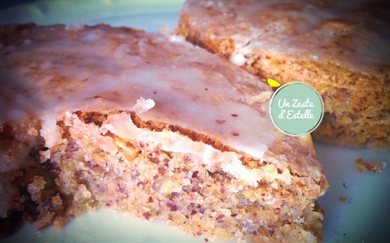 Gâteau Yafa aux amandes glaçage citron