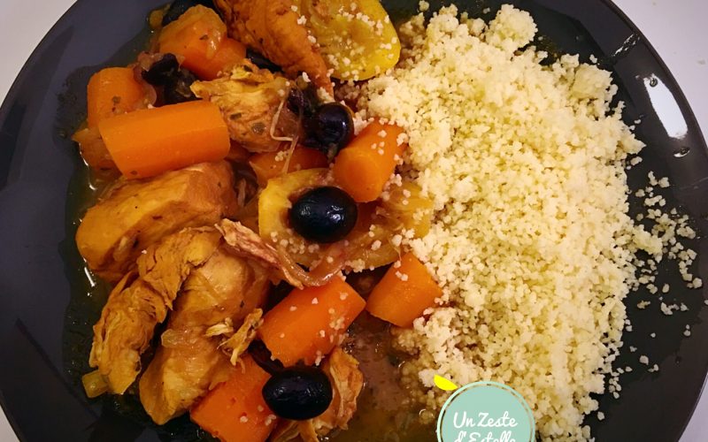 Tagine de poulet au citron