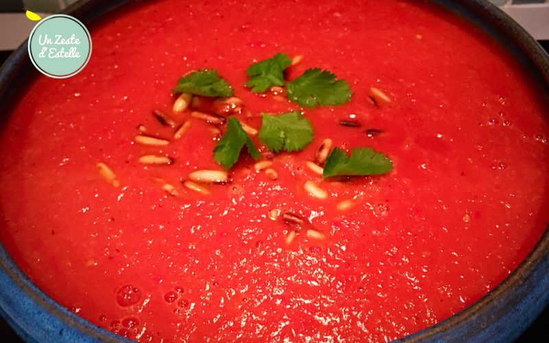 Soupe de tomates bonne humeur