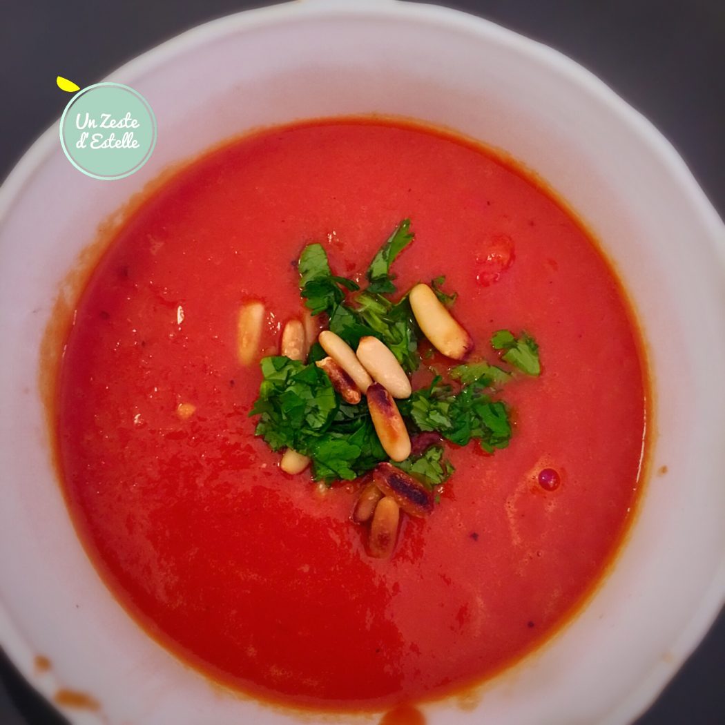 Soupe de tomates bonne humeur