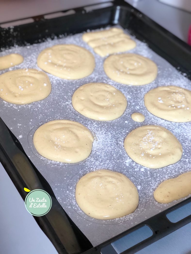 Vos biscuits à la cuillère avant la cuisson