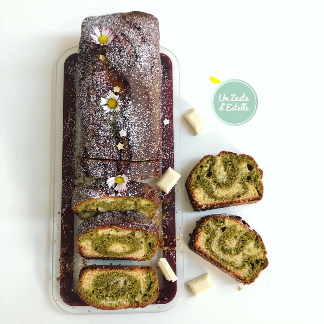 Bûche de Noël citron chocolat blanc matcha - Recettes de cuisine