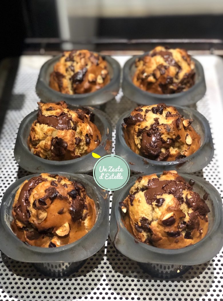 Les muffins à la sortie du four