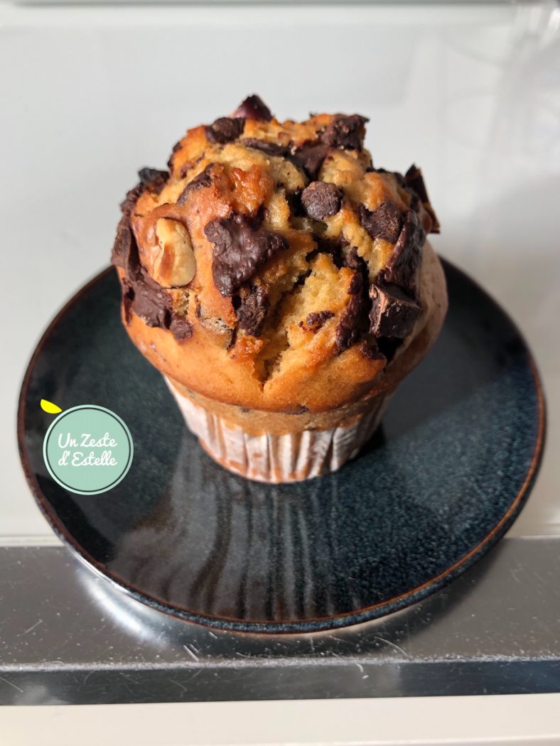 Muffin chocolat noisettes