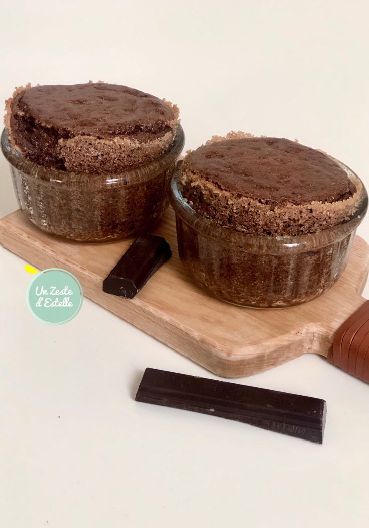 Vos soufflés légers au chocolat sont prêts !