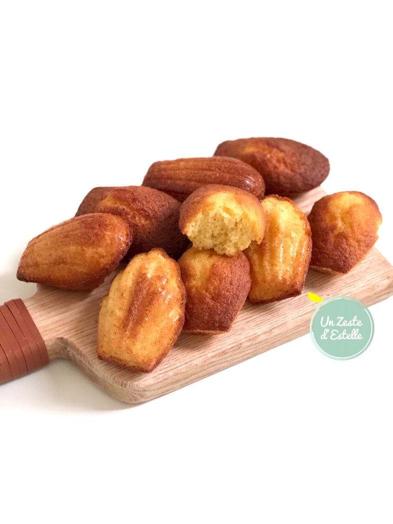 Madeleines légères à la vanille