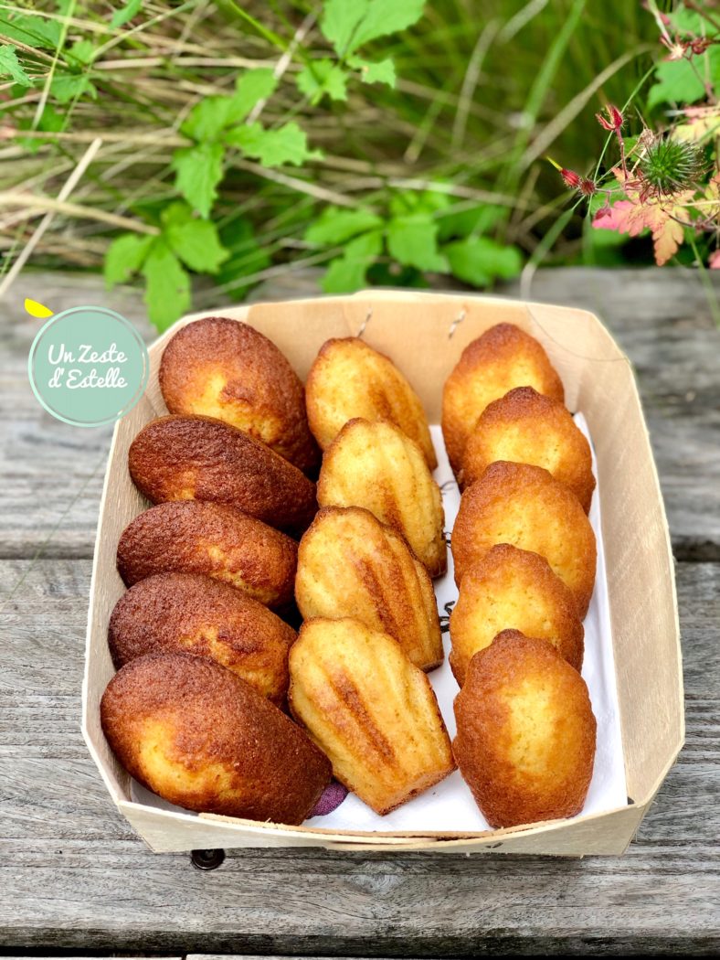 Madeleines légères à la vanille