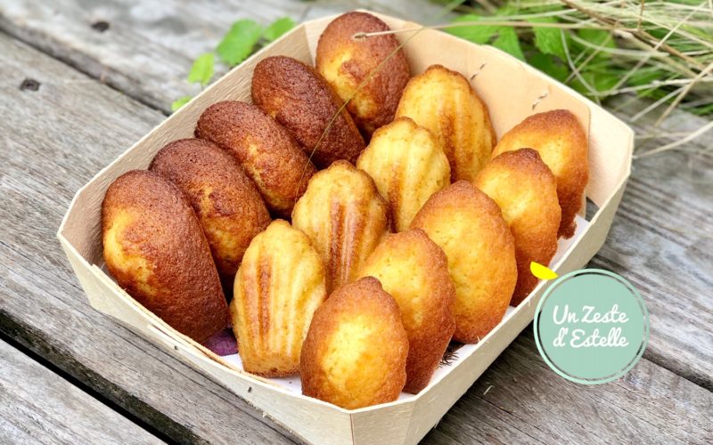 Madeleines légères à la vanille