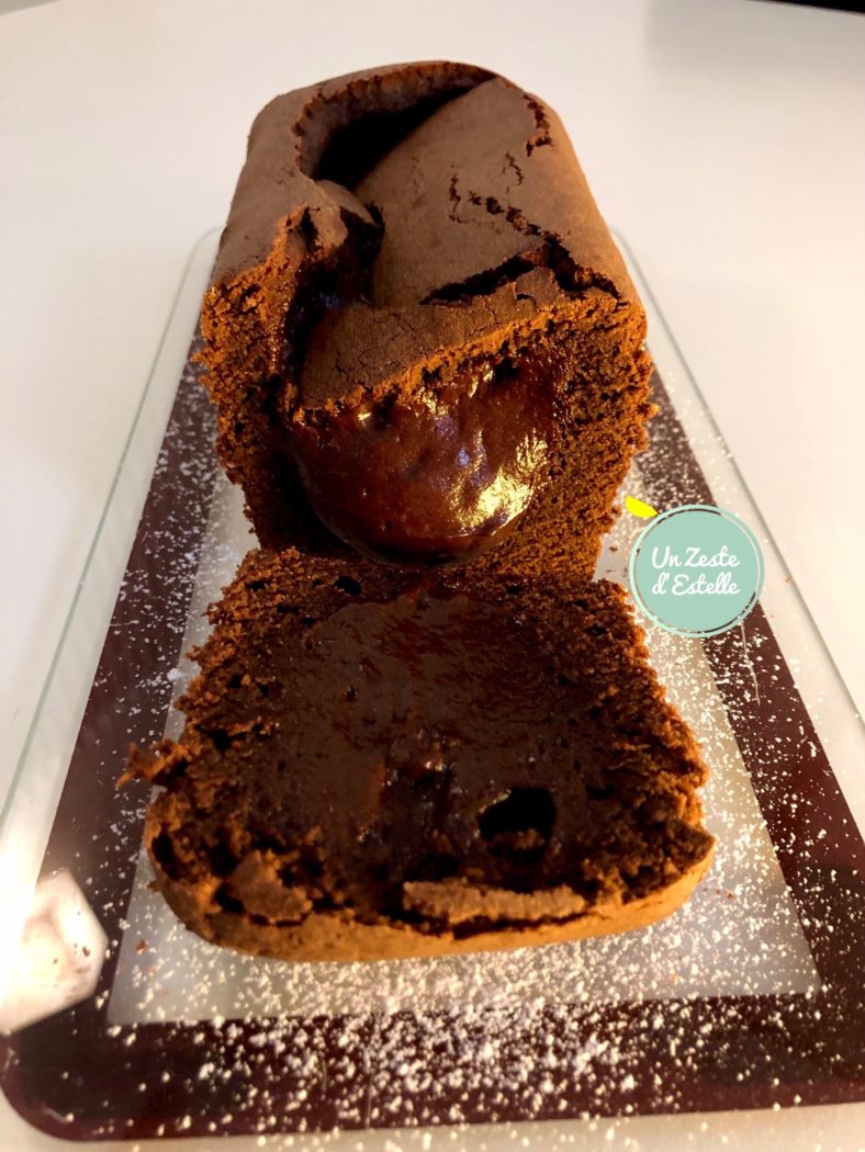 Un mi-cuit au chocolat à l'huile d'olive au coeur bien coulant !