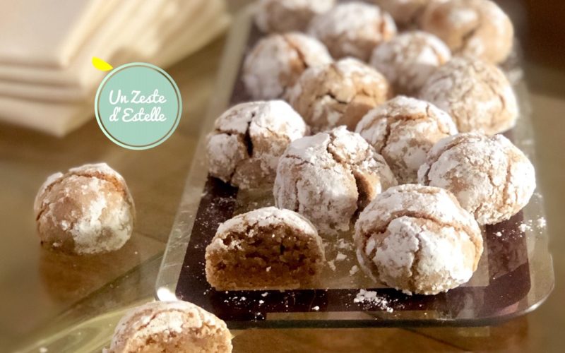 Amaretti à la crème de marrons