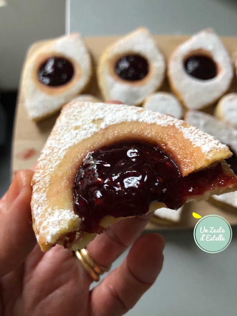 Très gourmandes ces barquettes à la confiture de framboise