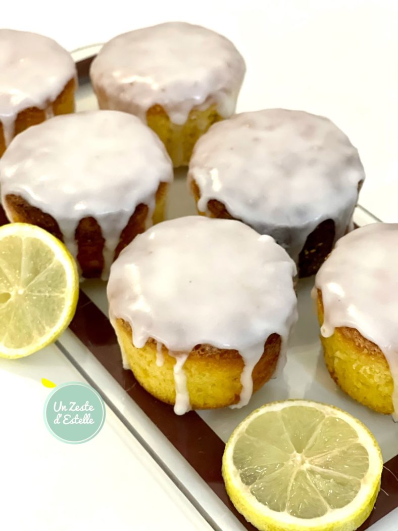 Irrésistible glaçage de ces mini cakes au citron sans gluten !
