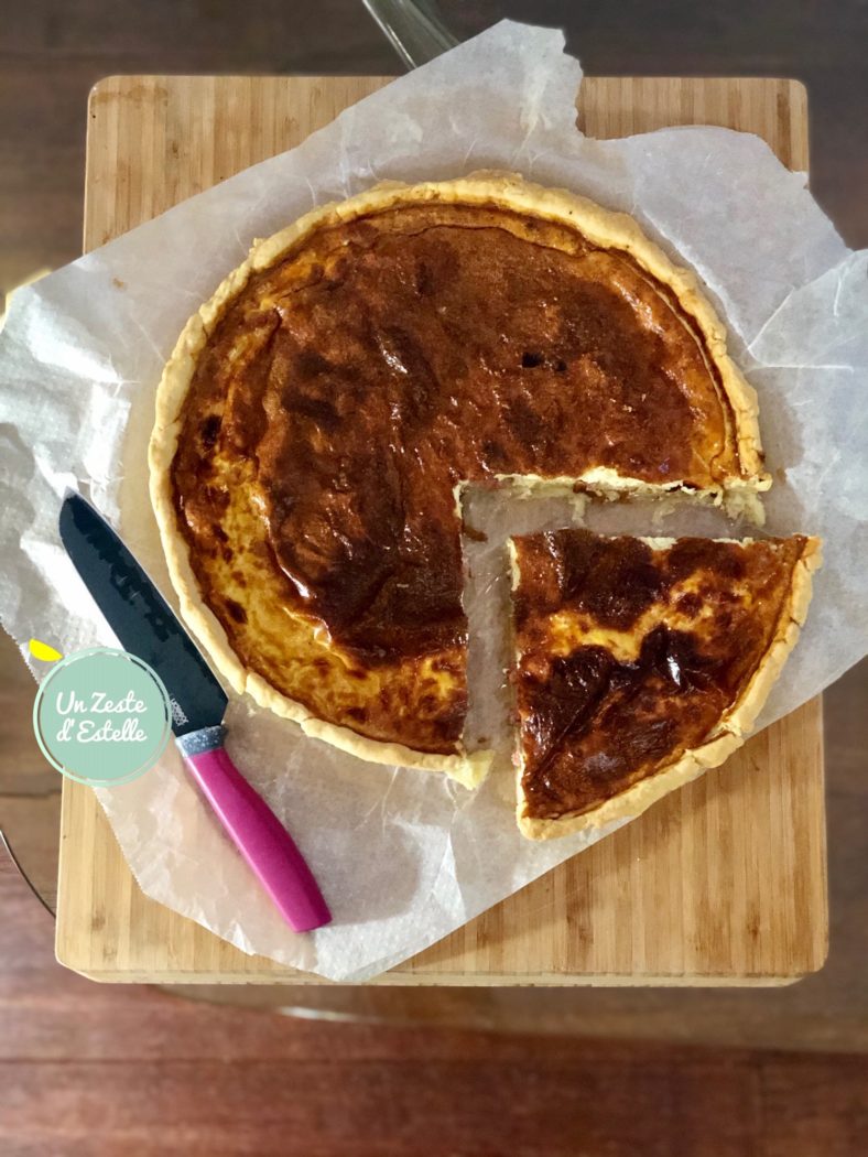 Quiche lorraine traditionnelle sans lactose